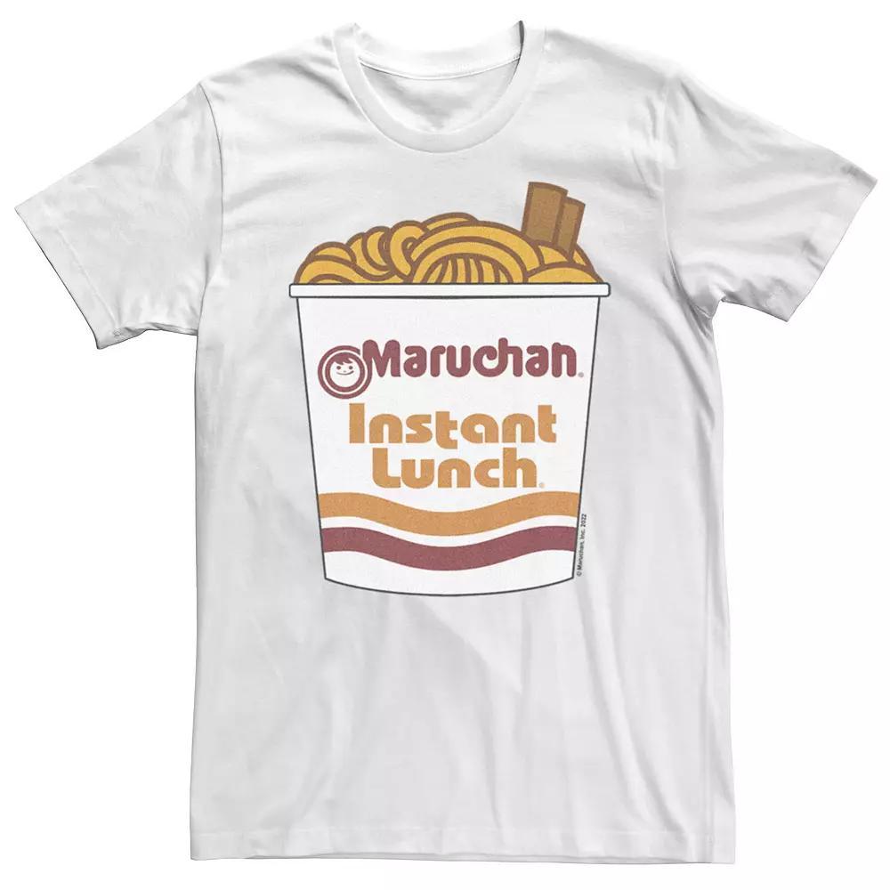 Men's Maruchan Cup Of Noodles And Chopstick Logo Tee, Size: Medium, White Product Image