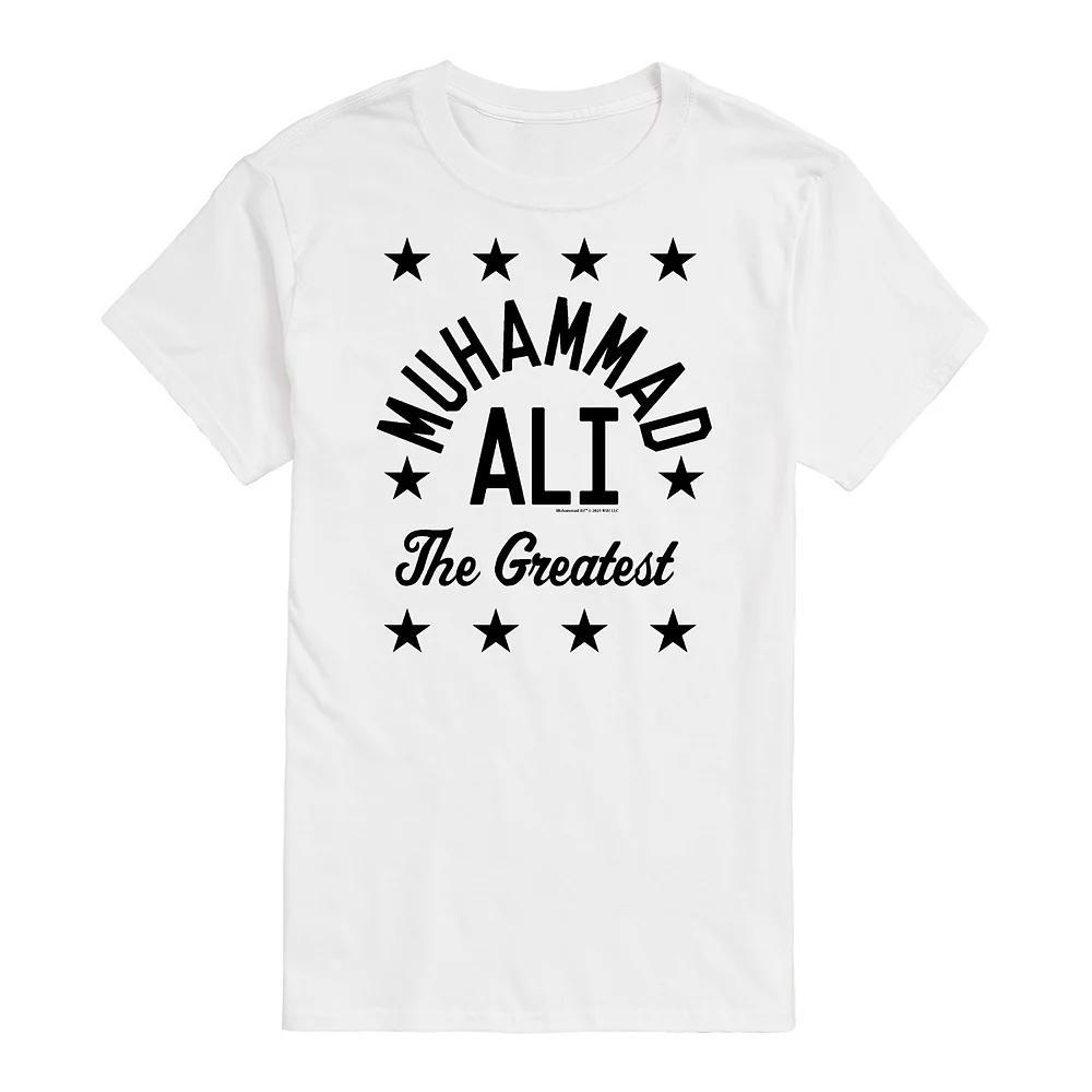 Big & Tall Muhammad Ali The Greatest Tee, Men's, Size: XL Tall, White Product Image