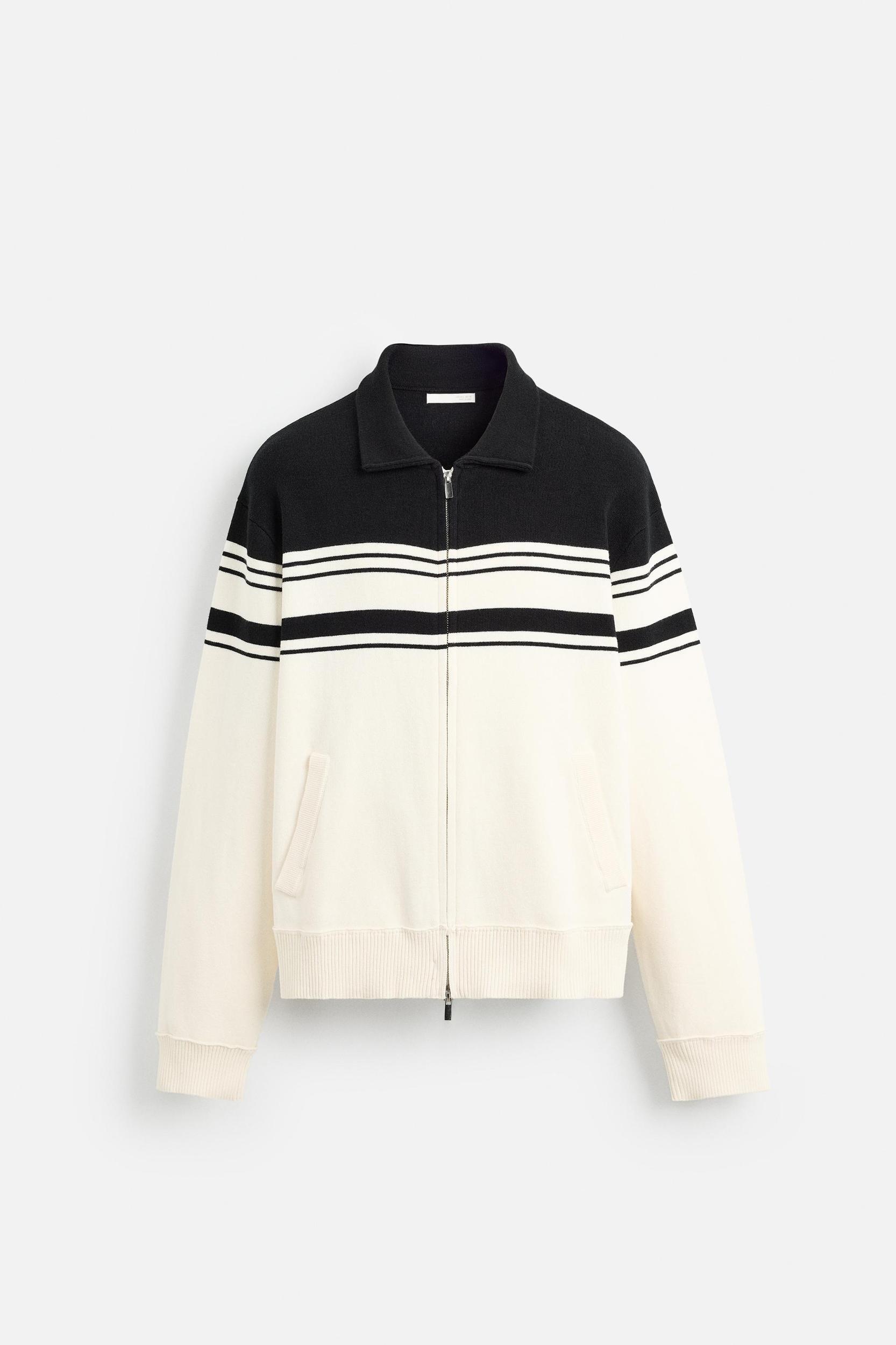 ZIP-UP KNIT JACKET Product Image