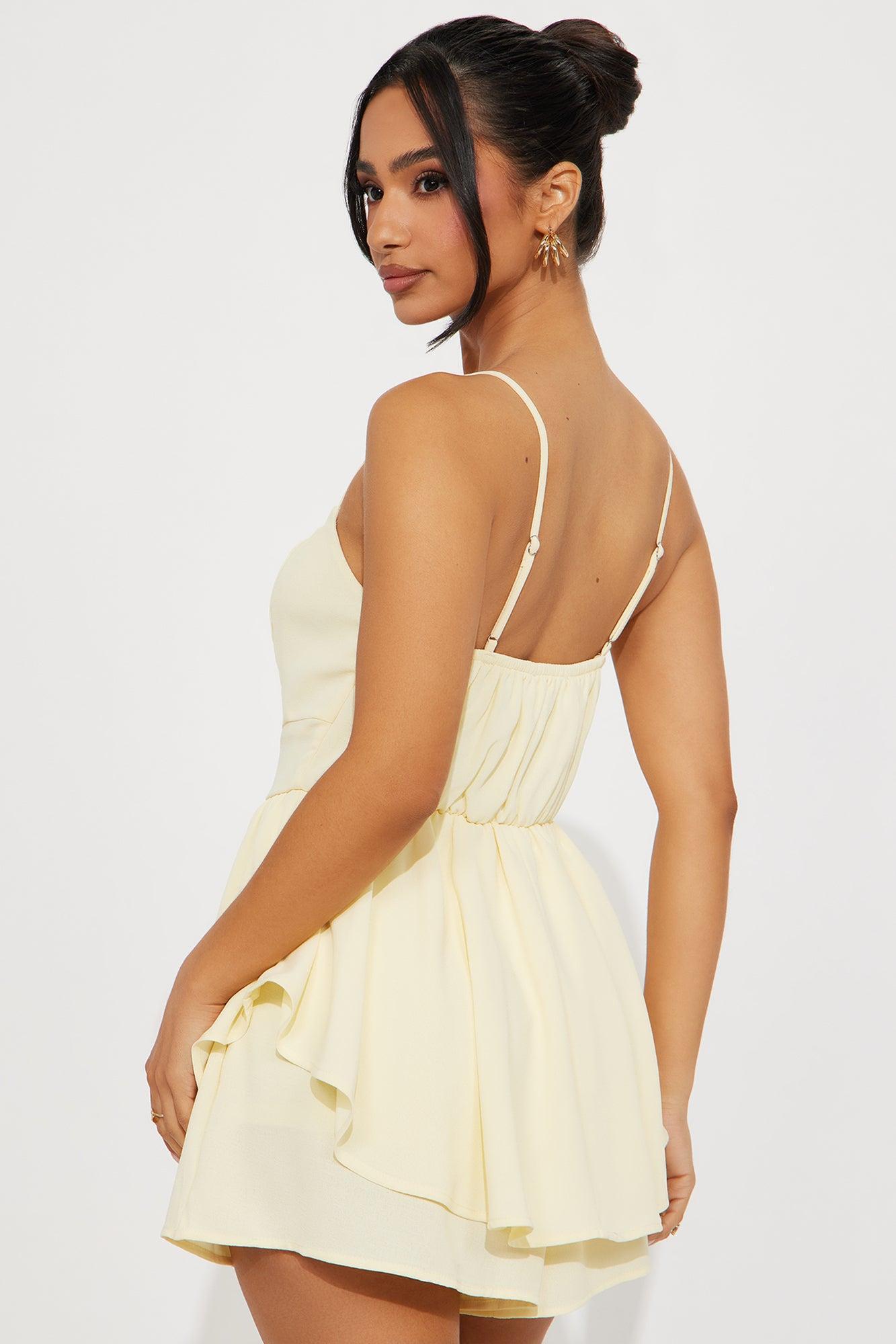 Bridget Romper - Yellow Product Image