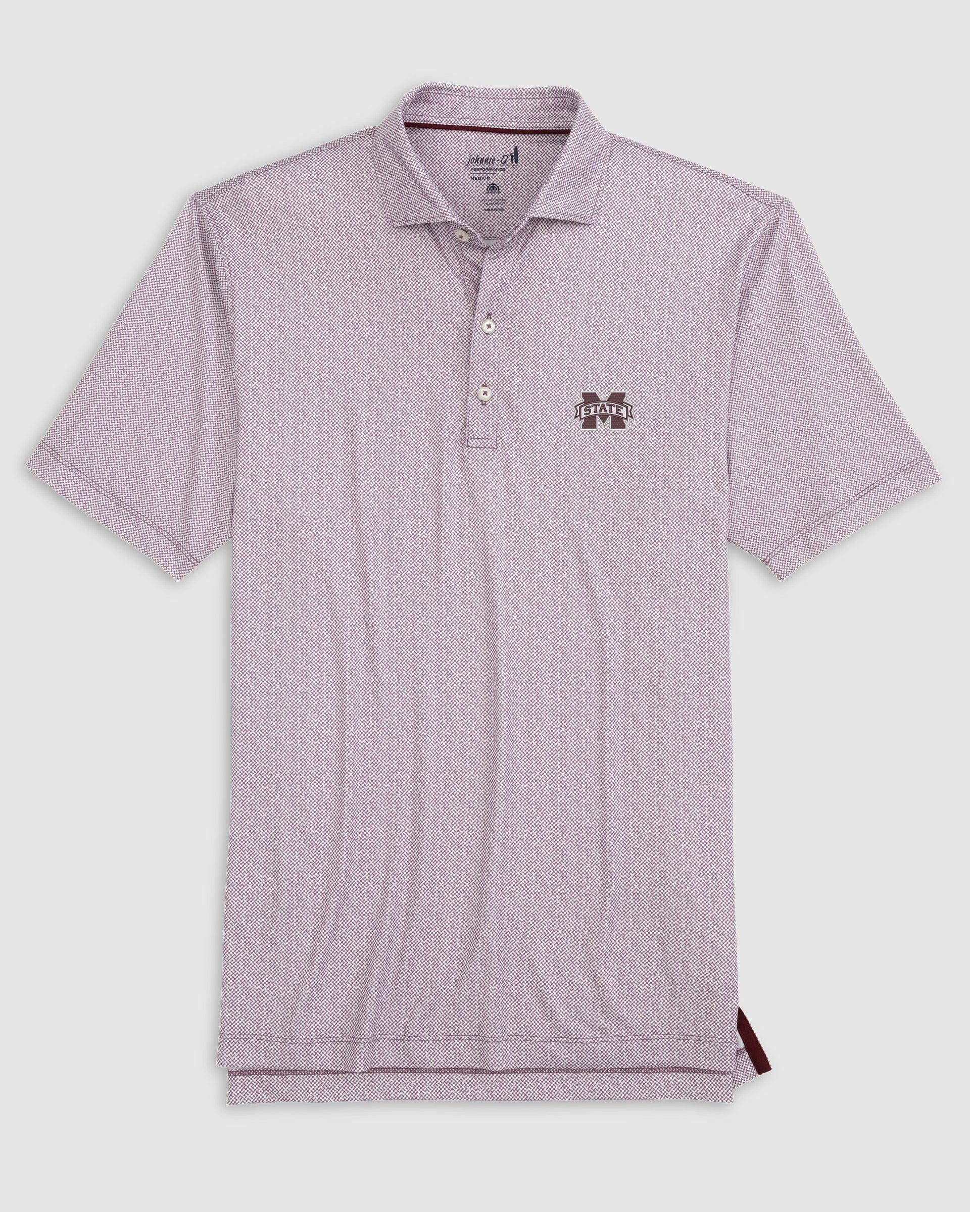 johnnie-O Ole Miss Hinson Jersey Performance Polo - Stacked Logo Product Image