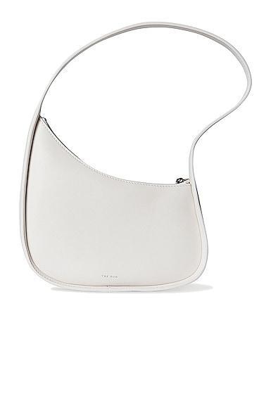 Womens Half Moon Leather Shoulder Bag Product Image