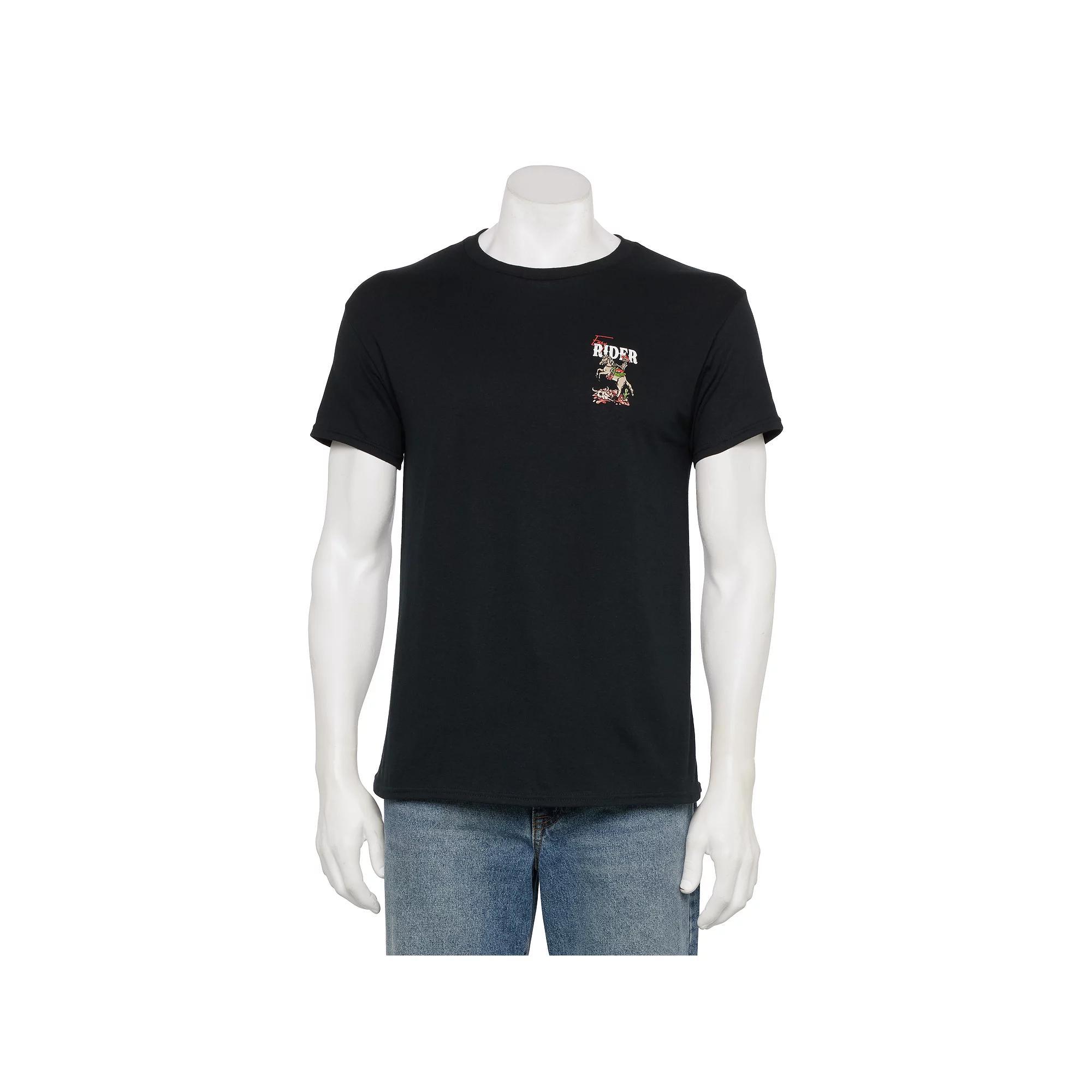 Men's Retrofit Easy Rider Graphic T-Shirt, Size: Small, Black Product Image