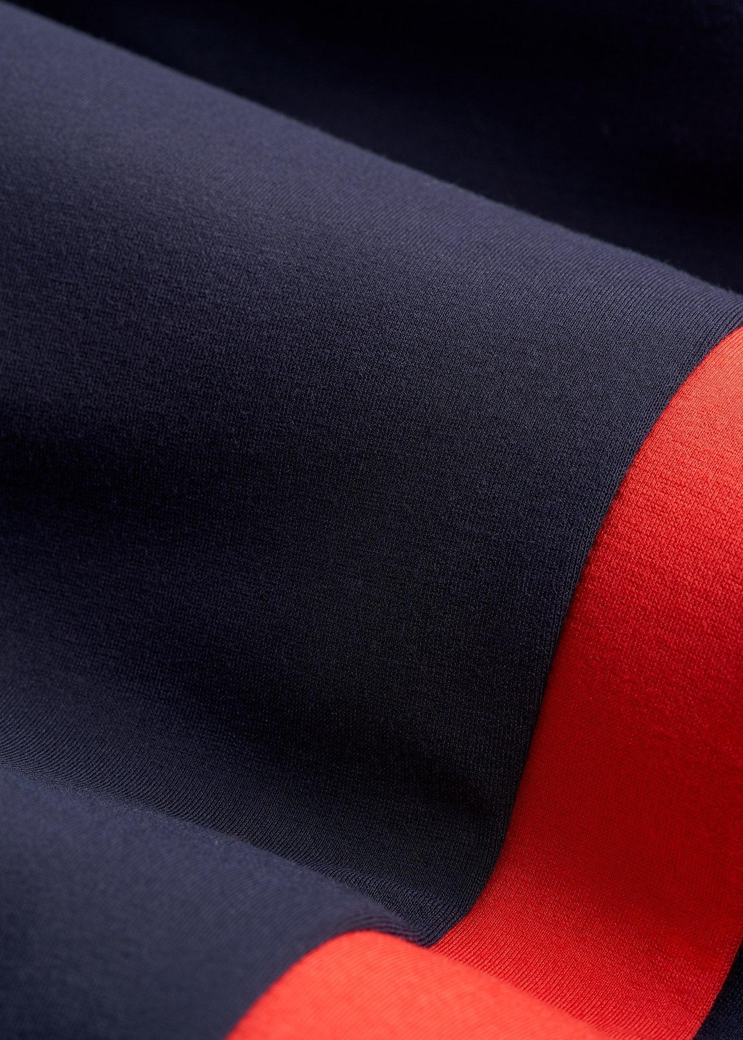 Pull On Tuxedo Stripe Pants for Tall Women in Pink Peony and White Alyssum Female Product Image