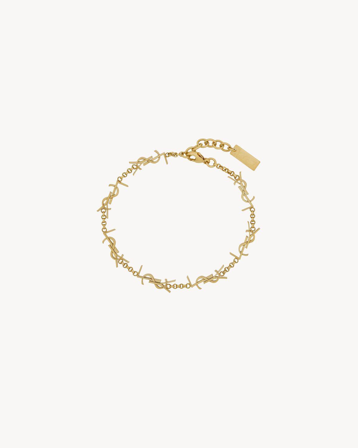 CASSANDRE multi-charm bracelet in metal | Saint Laurent | YSL.com Product Image