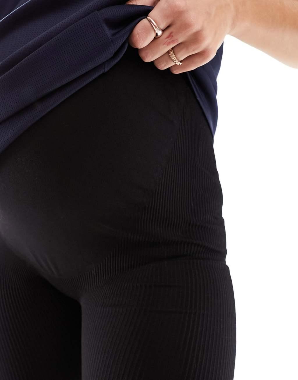 ASOS 4505 Icon seamless ribbed gym leggings Product Image