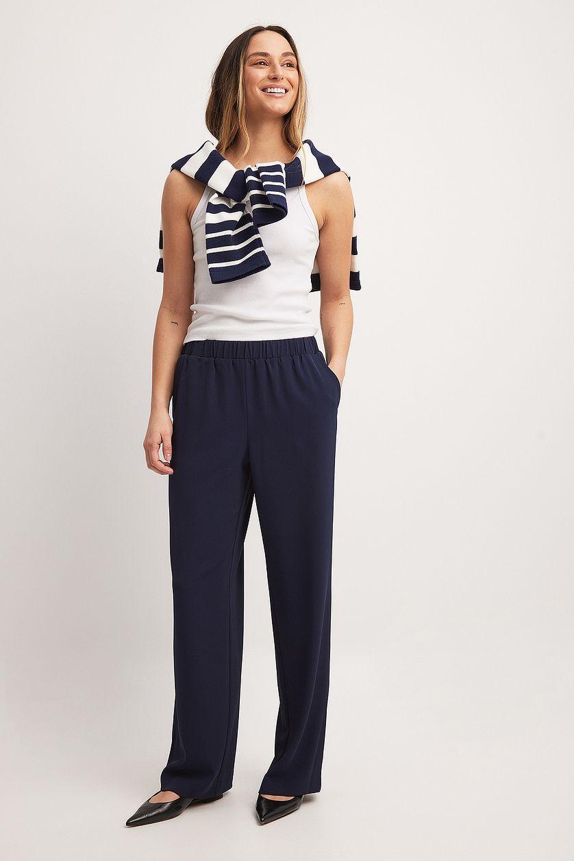 Relaxed Mid Waist Trousers Product Image
