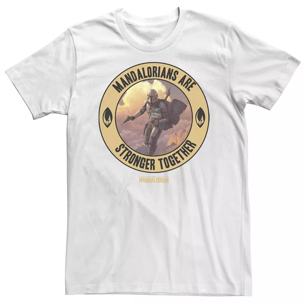 Men's Star Wars: The Mandalorian Mandalorians Stronger Together Tee,  Product Image