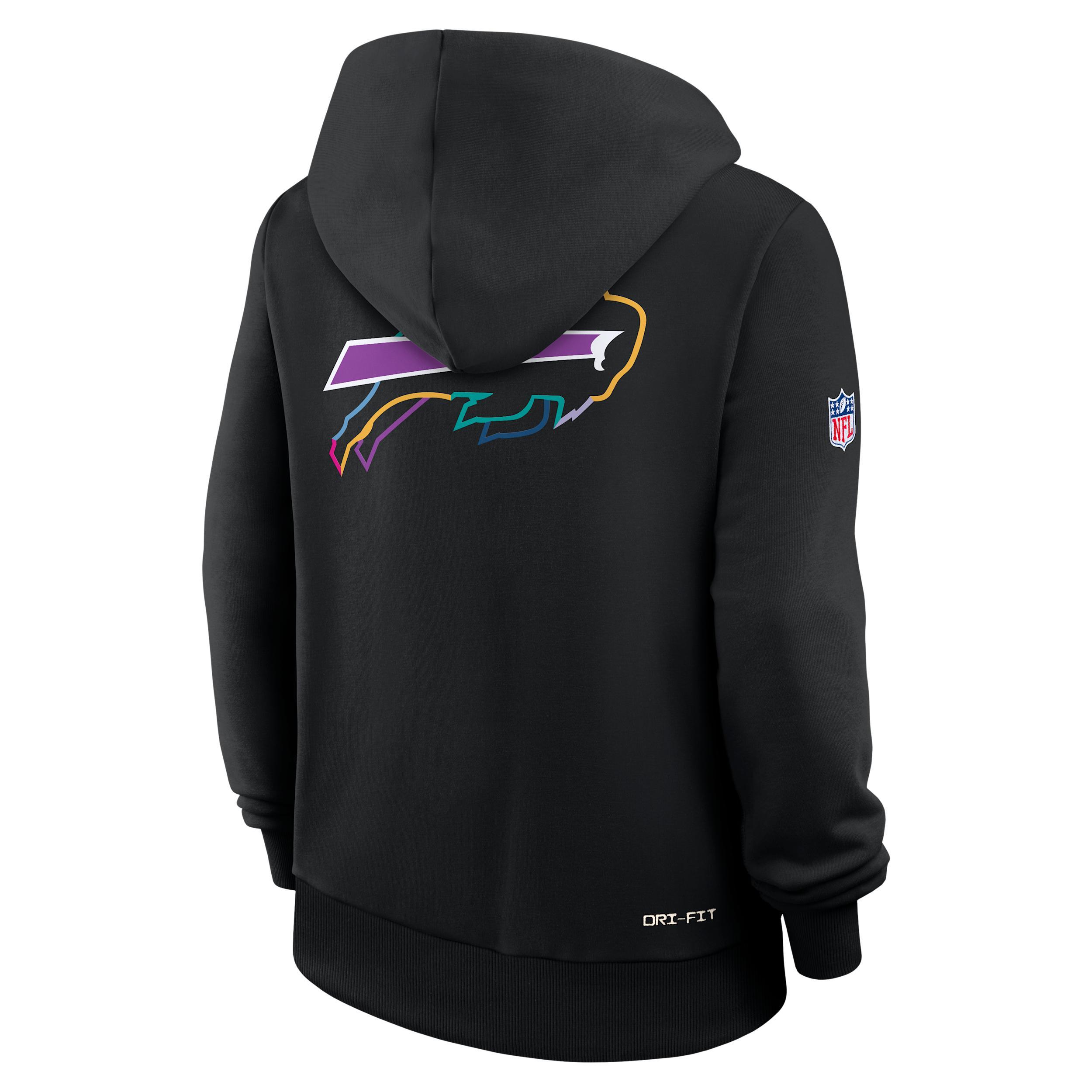 Buffalo Bills Crucial Catch Women's Nike Dri-FIT NFL Pullover Hoodie Product Image