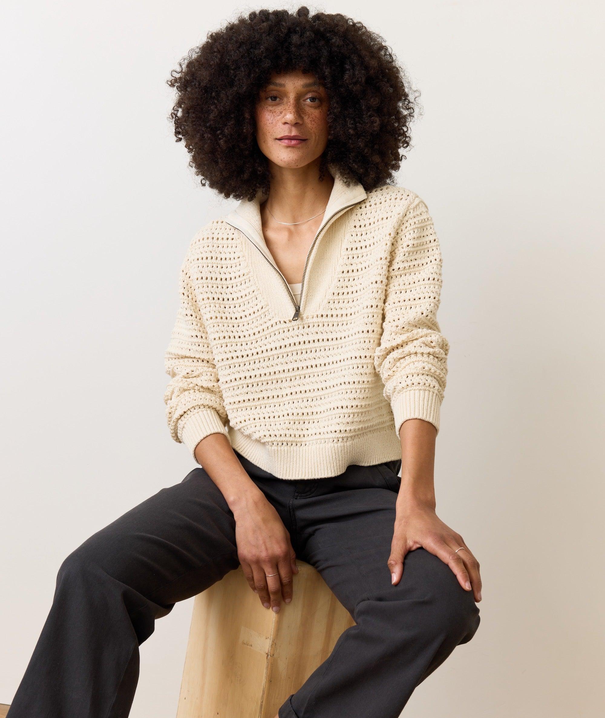 Montecito Quarter Zip Sweater Product Image