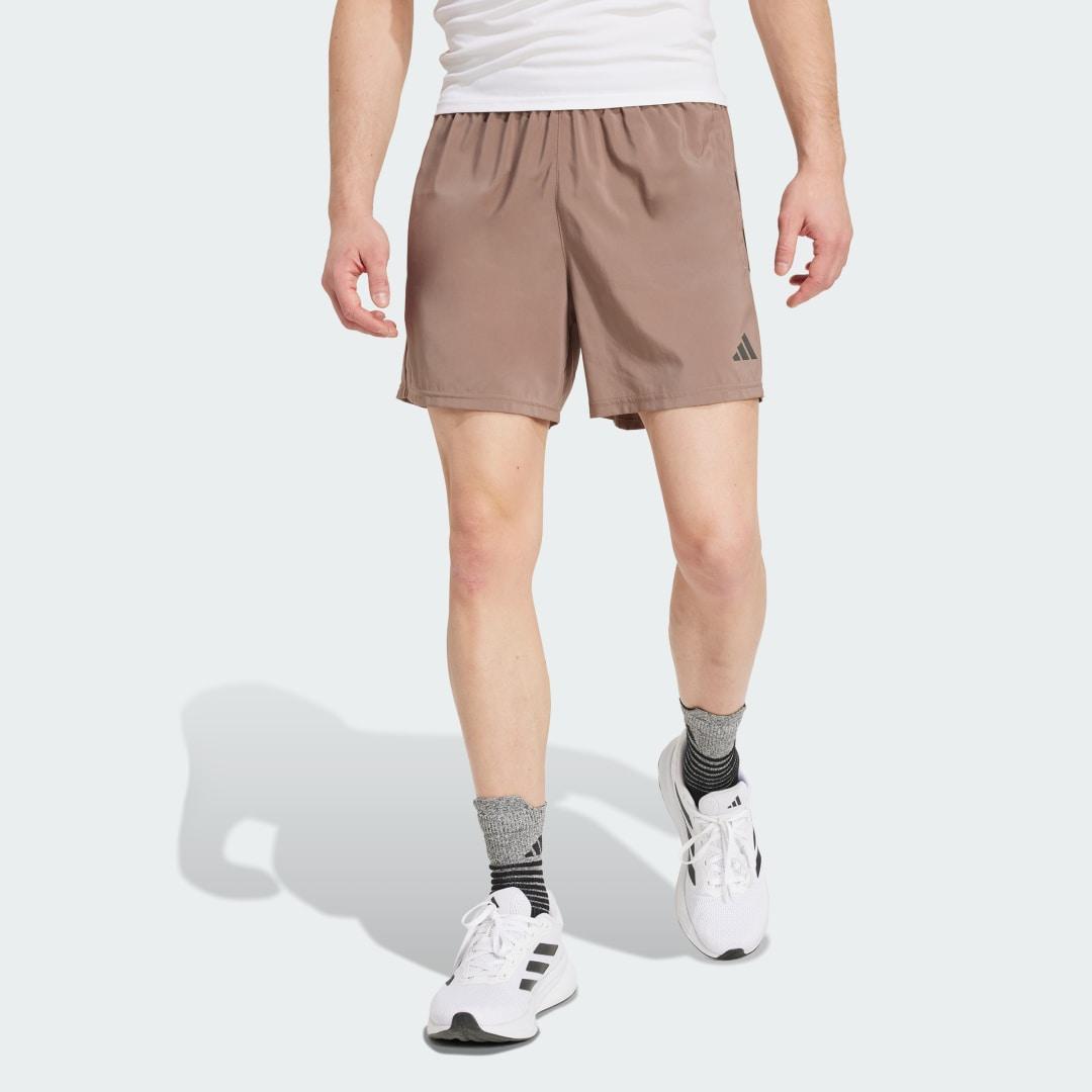 adidas Own The Run Shorts Black M 7 Mens Product Image