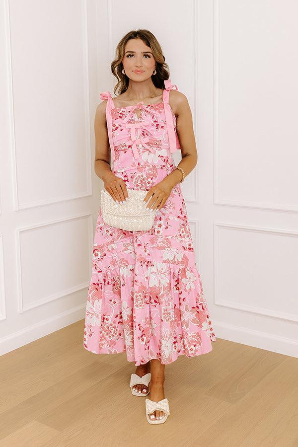 Sunny Blooms Floral Midi Dress Product Image
