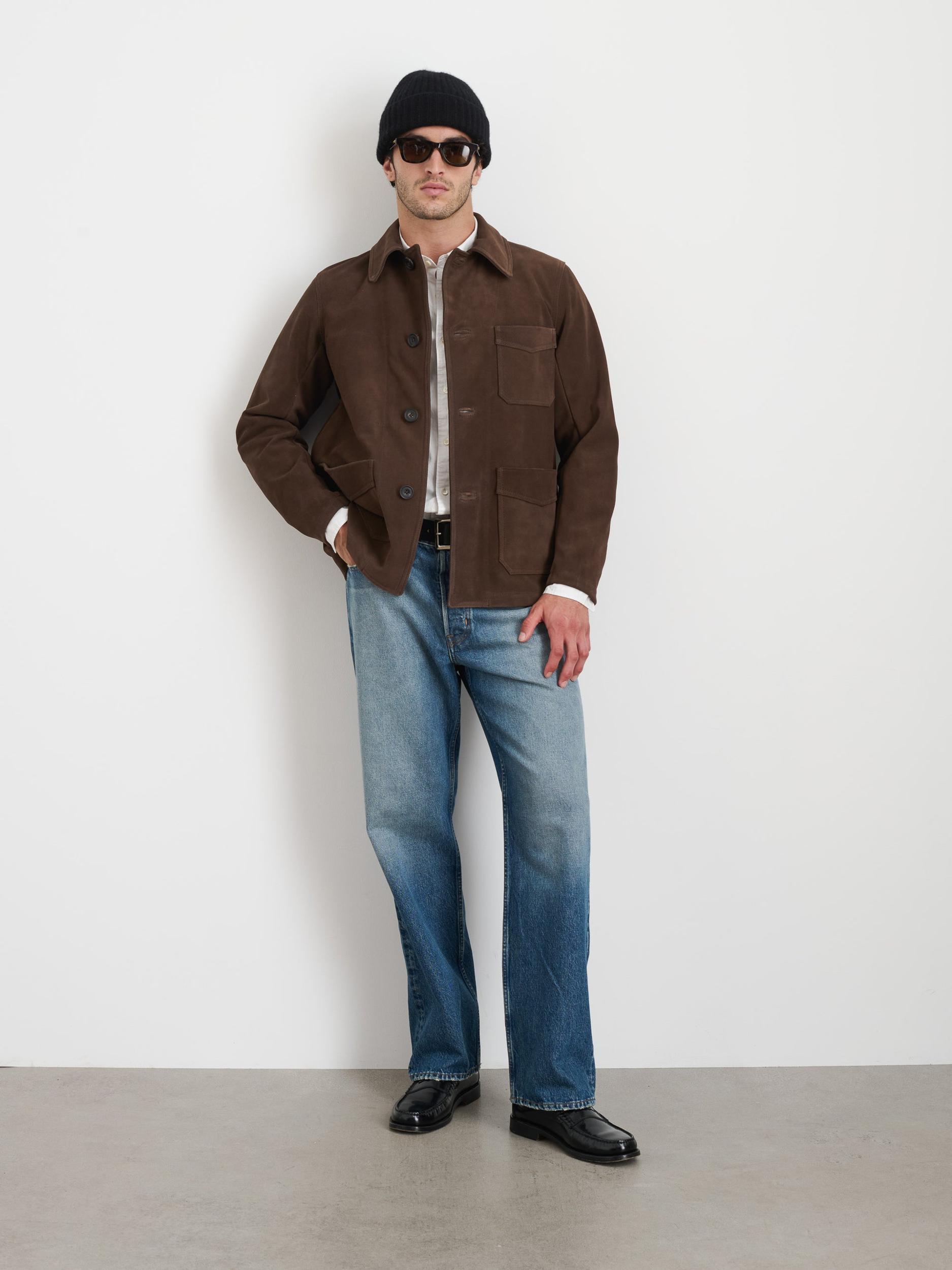 Owen Barry x Alex Mill Work Jacket in Suede Product Image