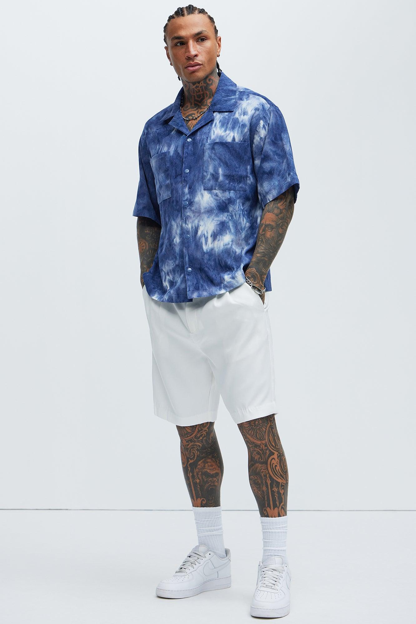 Atlantic Tie Dye Shirt - Blue Product Image