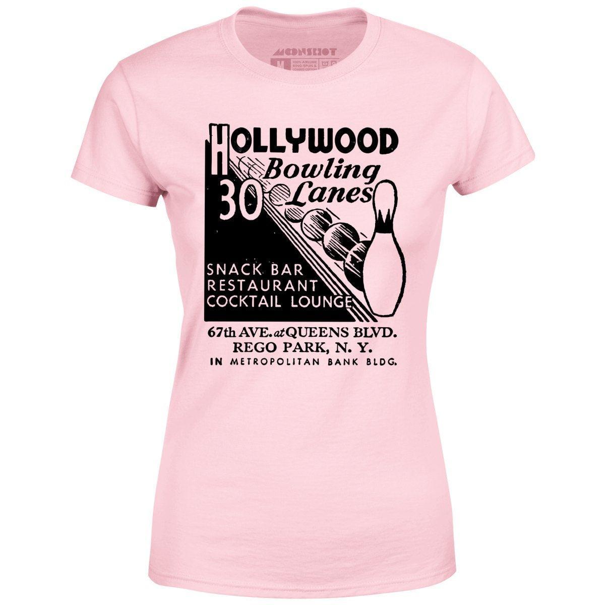 Hollywood Bowling Lanes - Rego Park, NY - Vintage Bowling Alley - Women's T-Shirt Female Product Image