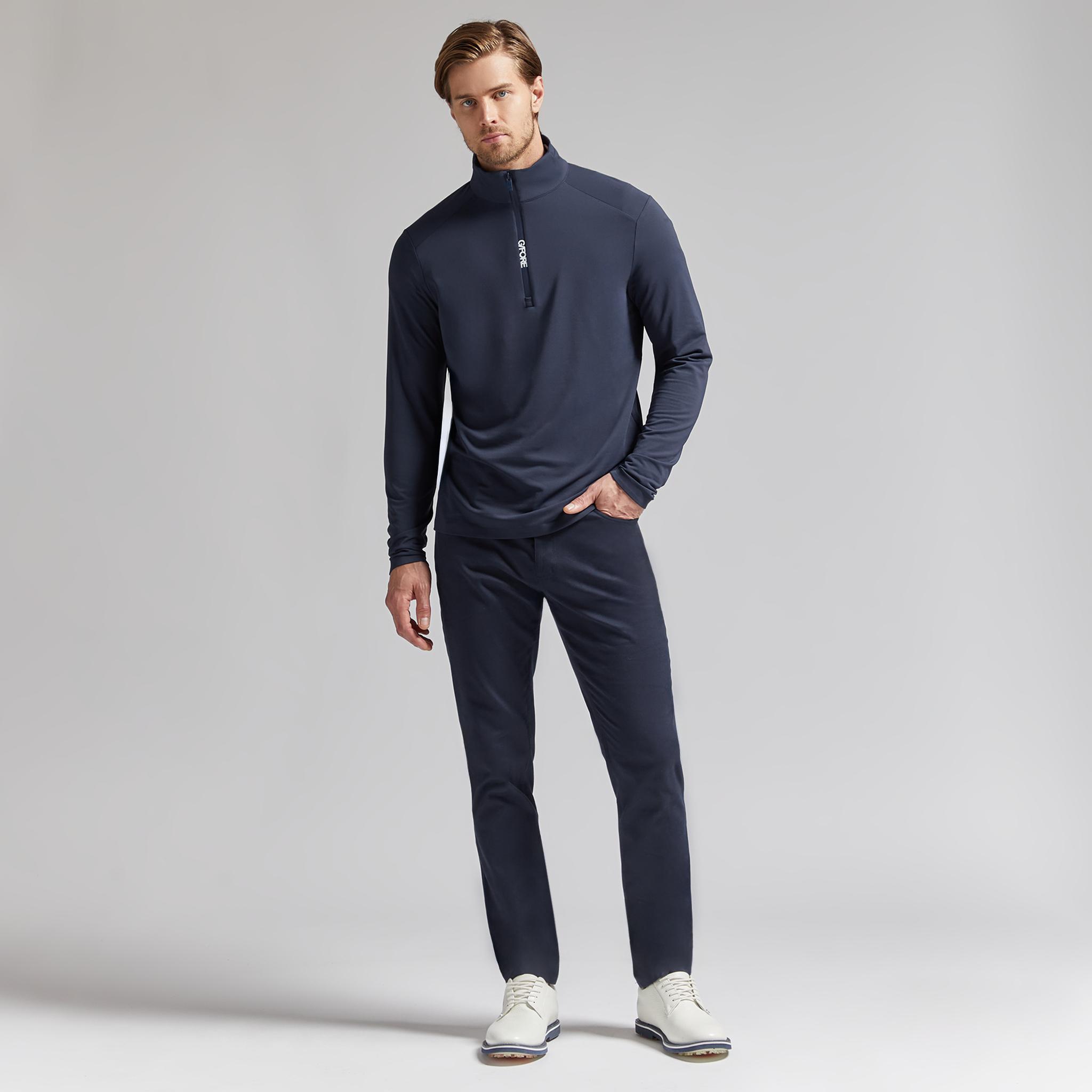 BRUSHED BACK TECH QUARTER ZIP PULLOVER Product Image