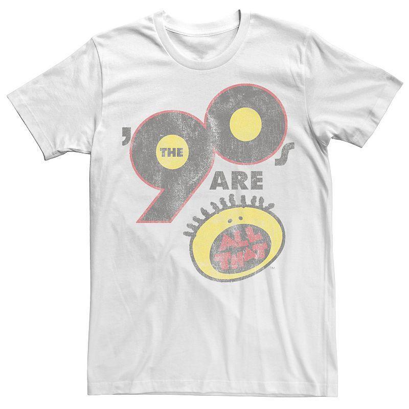 Men's All That All The '90's Are All That Distressed Tee, Size: Large, White Product Image