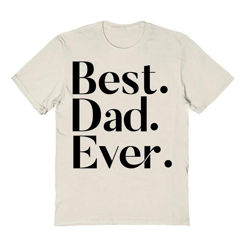 Mens COLAB89 by Threadless Best Dad Ever Fathers Day Graphic Tee Product Image