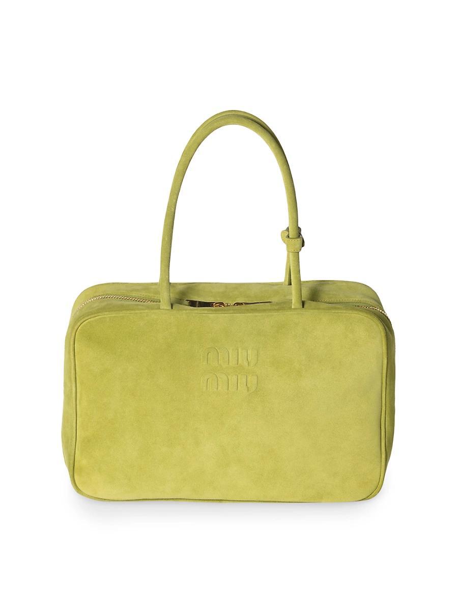 Womens Suede Beau Top Handle Bag Product Image