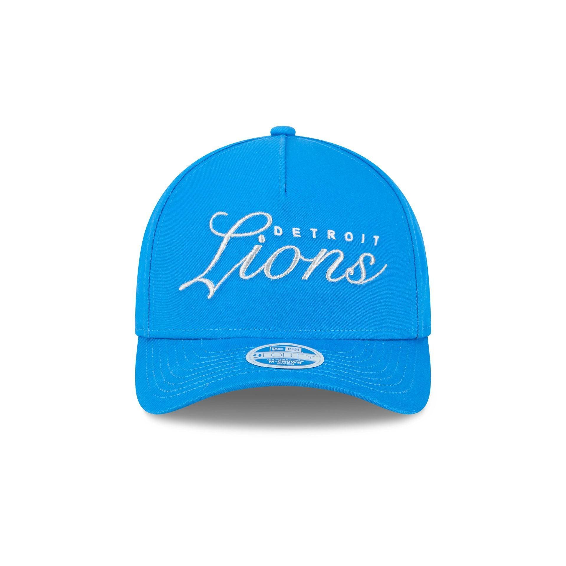 Detroit Lions Metallic Women's 9FORTY M-Crown A-Frame Snapback Hat Female Product Image