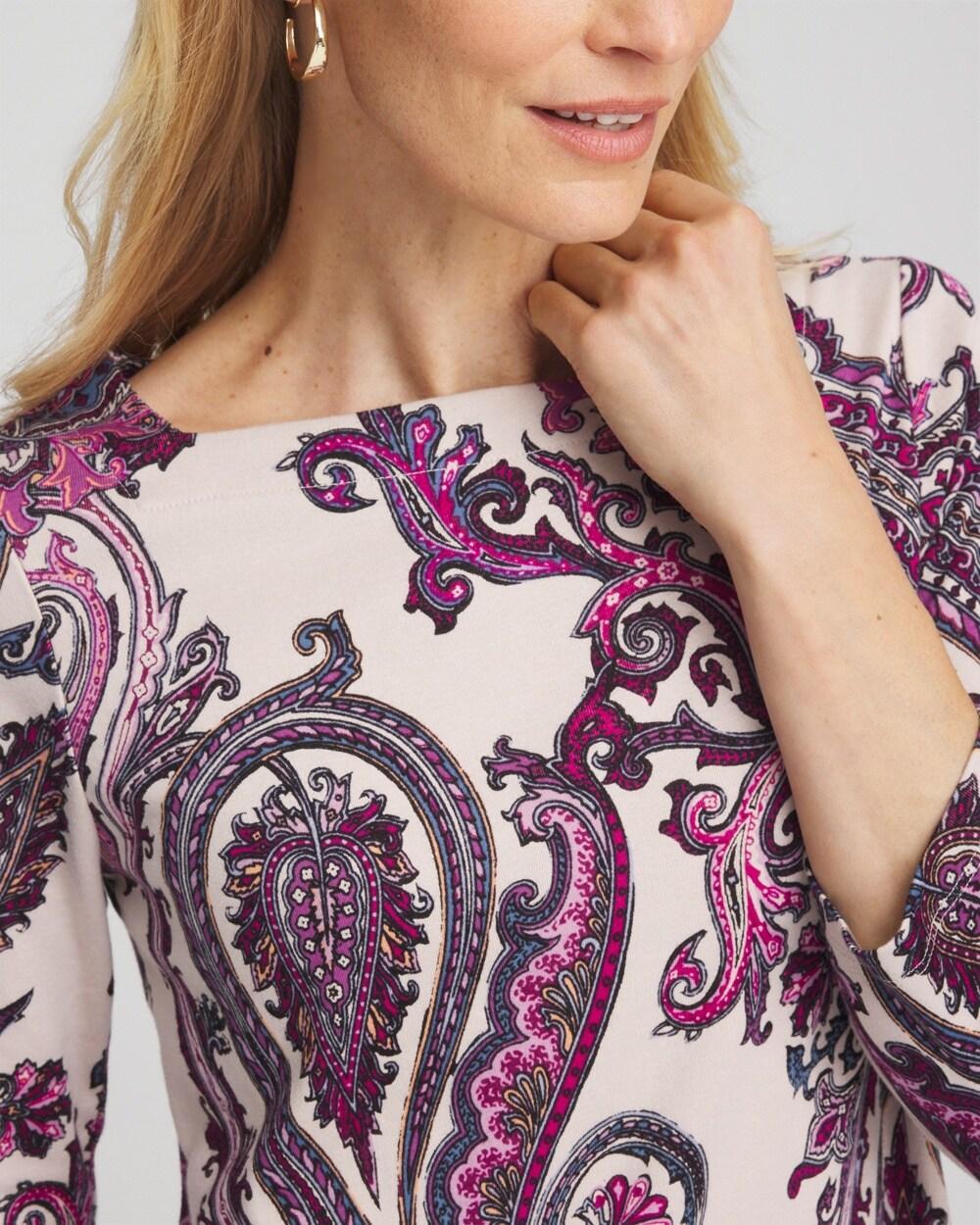 Paisley Square Neck Tunic Product Image