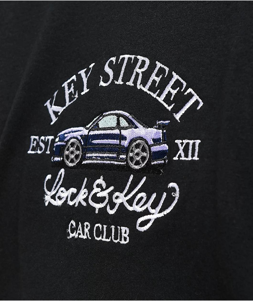 Key Street Lo Pro Black T-Shirt Product Image