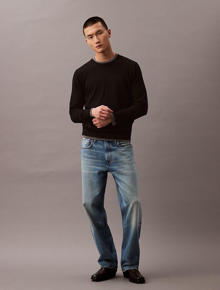 Extra Fine Merino Blend Crewneck Sweater Product Image