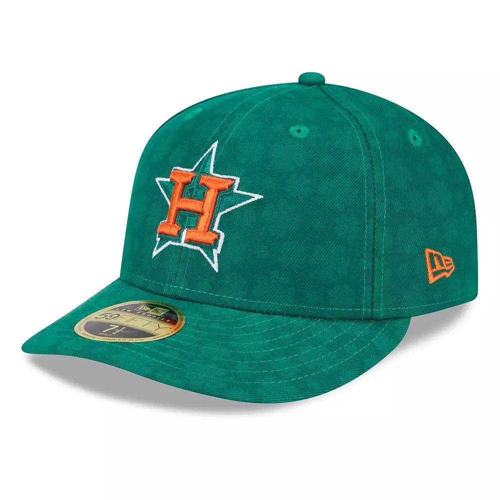 Men's New Era Kelly Green Houston Astros St. Patrick's Day Low Profile 59FIFTY Fitted Hat, Size: 6 7/8 Product Image