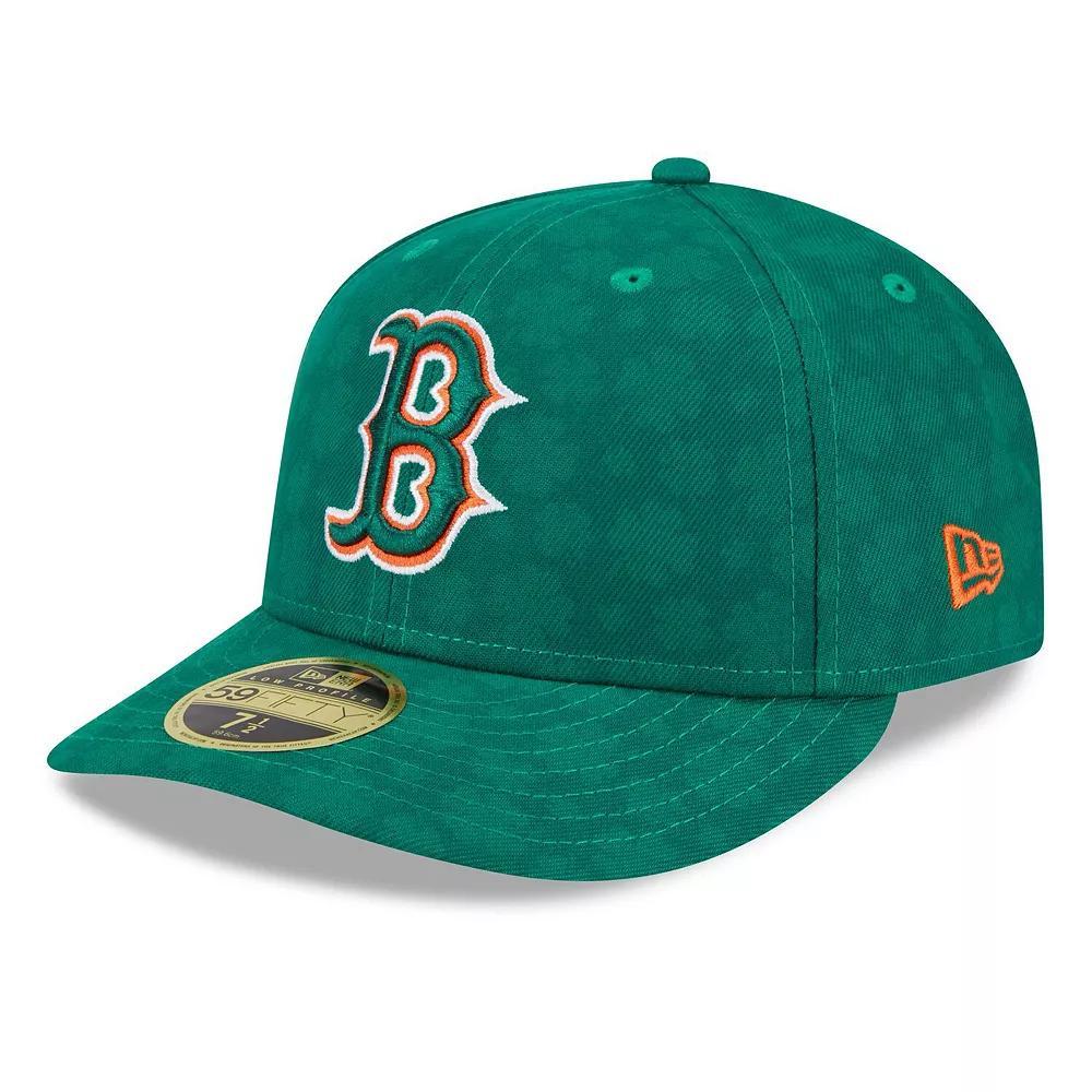 Men's New Era Kelly Green Boston Red Sox St. Patrick's Day Low Profile 59FIFTY Fitted Hat, Size: 7 1/8 Product Image