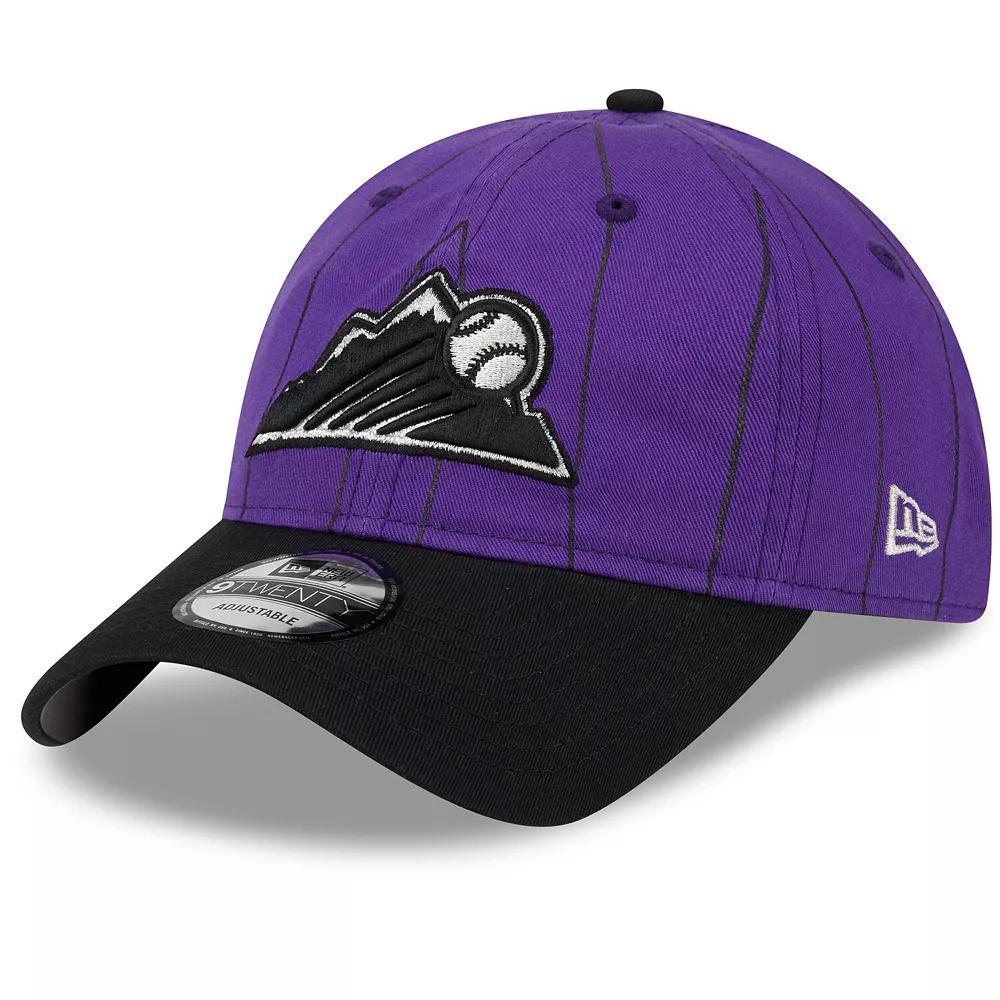 Men's New Era  Purple Colorado Rockies 2024 Batting Practice 9TWENTY Adjustable Hat Product Image