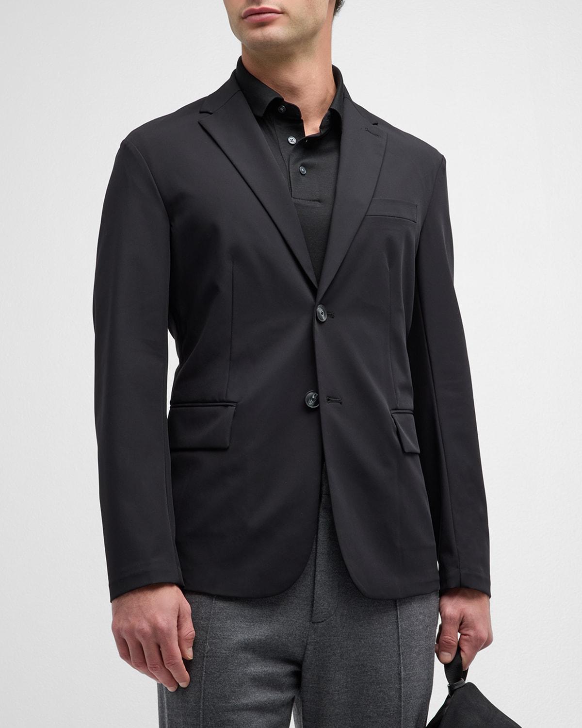 Men's Stretch Nylon Two-Button Sport Coat Product Image