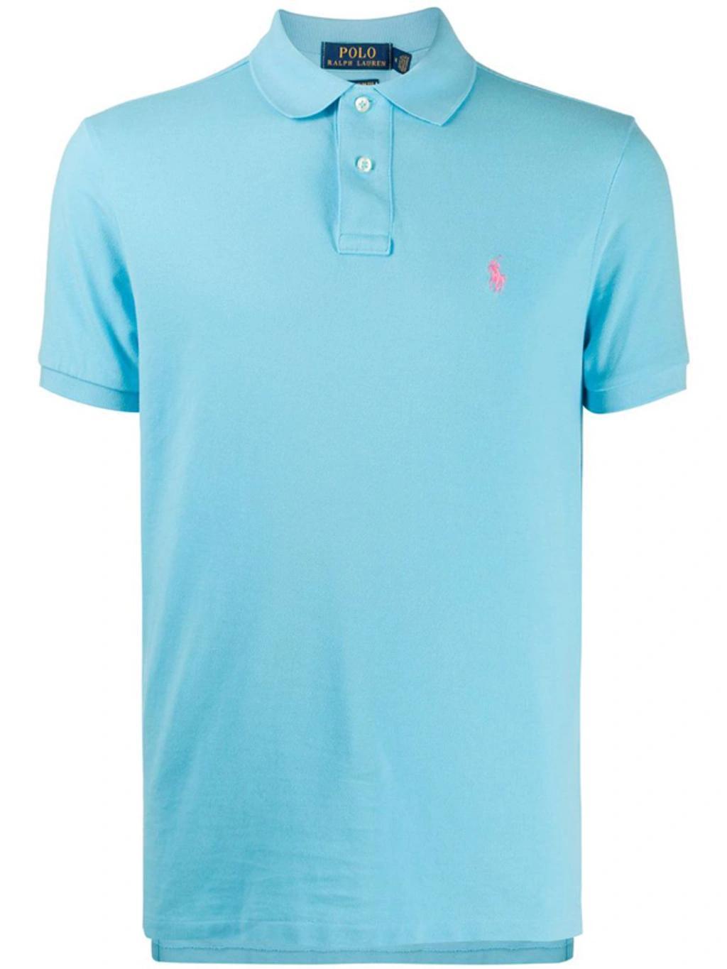 Polo Pony Polo Shirt In Turquoise Nova/c3664 Product Image