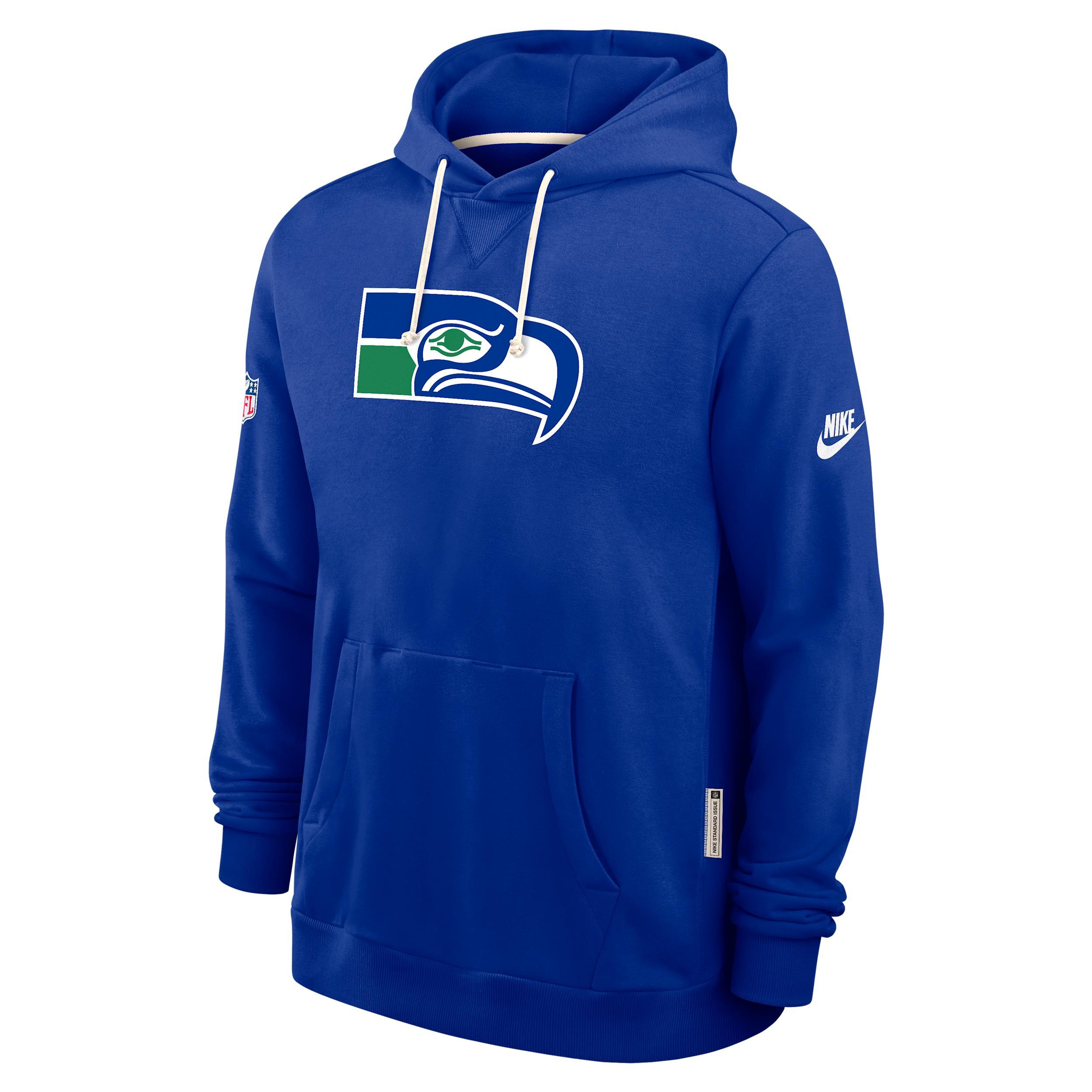Seattle Seahawks Alt Offensive Set Play Sideline Nike Mens Dri-FIT NFL Pullover Hoodie | 03AZ4DAQ78-V4T Product Image