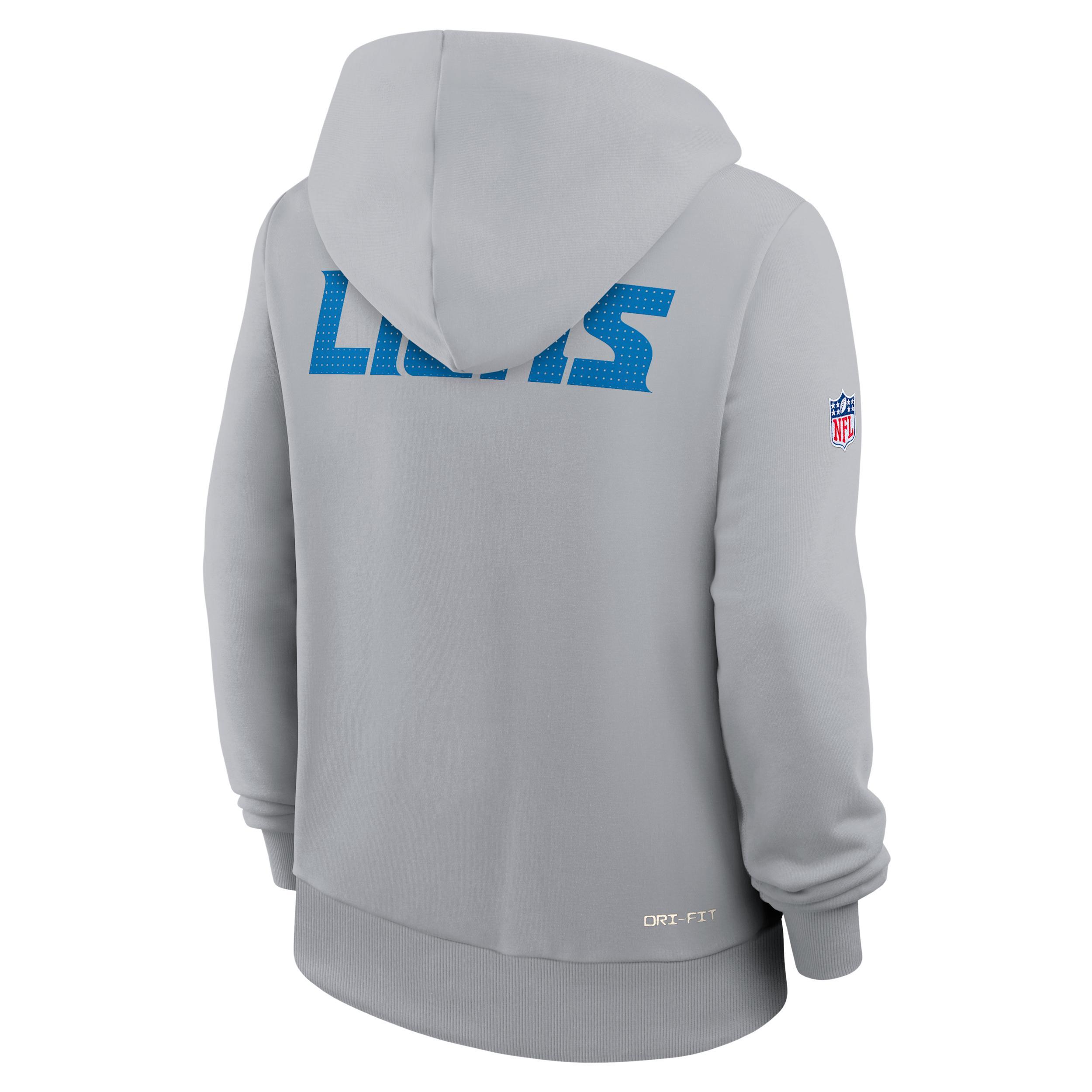 Detroit Lions Sideline Nike Womens Dri-FIT NFL Pullover Hoodie | 03C301V9J-A0M Product Image