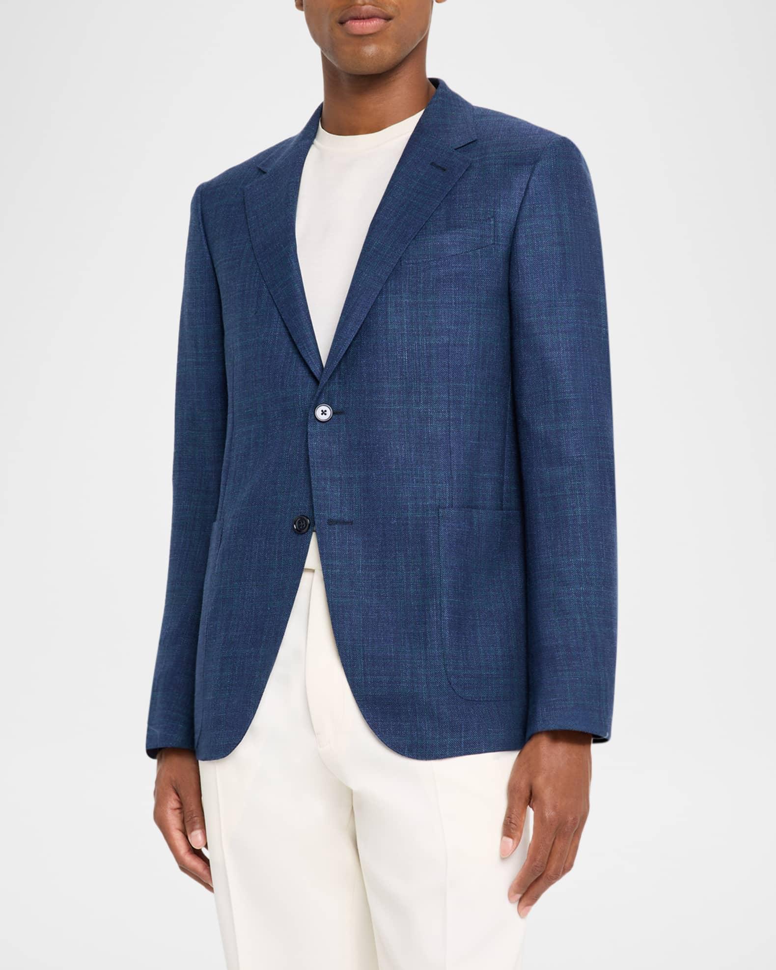 Men's Tonal Plaid Single-Breasted Sport Coat Product Image