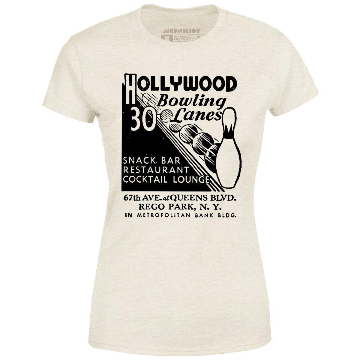 Hollywood Bowling Lanes - Rego Park, NY - Vintage Bowling Alley - Women's T-Shirt Female Product Image