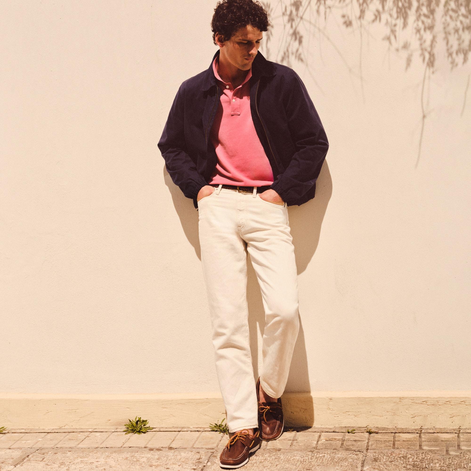 Harrington jacket in cotton twill Product Image