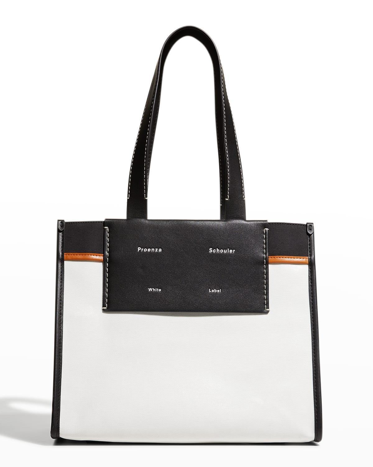 Proenza Schouler White Label Morris Large Coated Canvas Tote Product Image