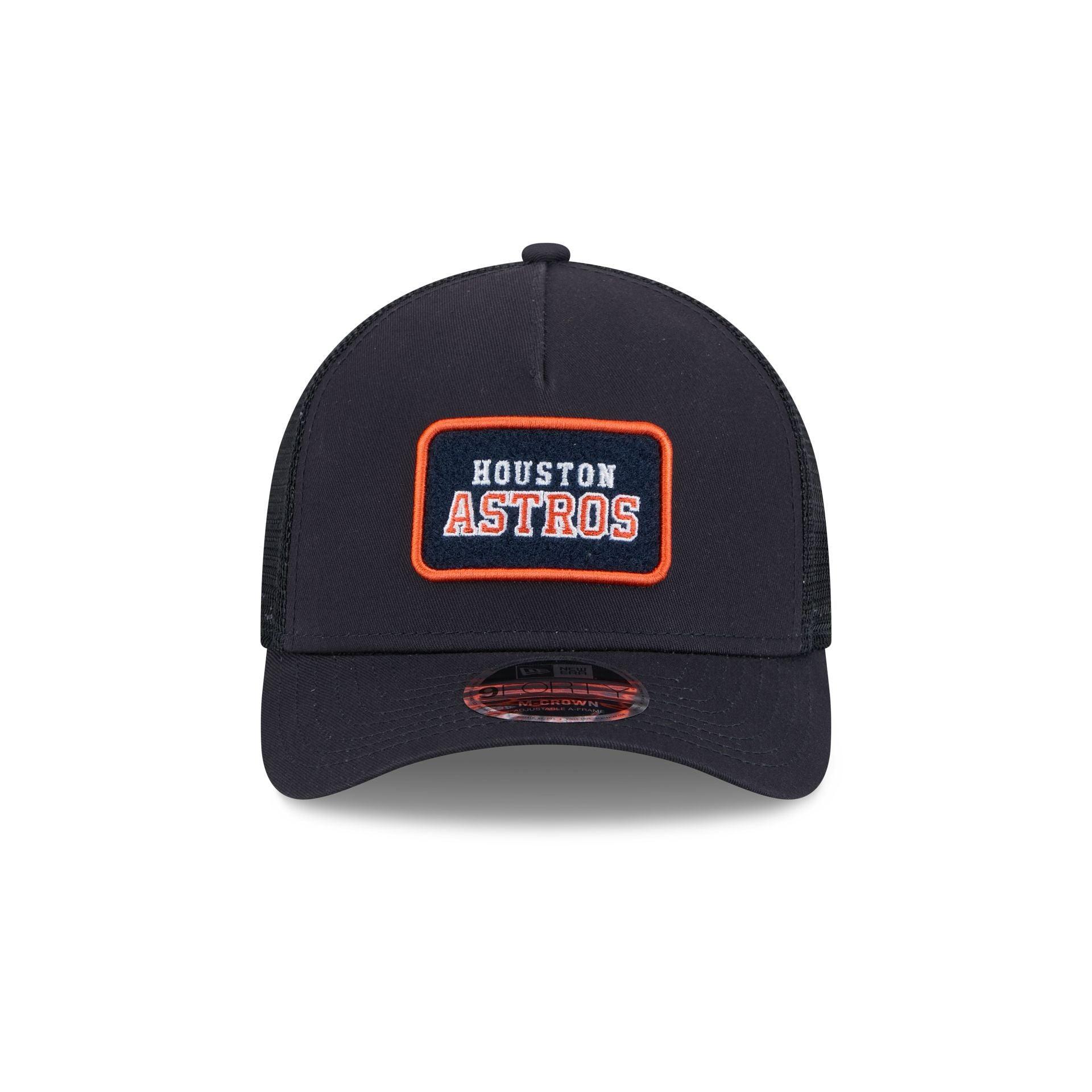 Houston Astros Tonal Patch 9FORTY M-Crown A-Frame Trucker Hat Male Product Image