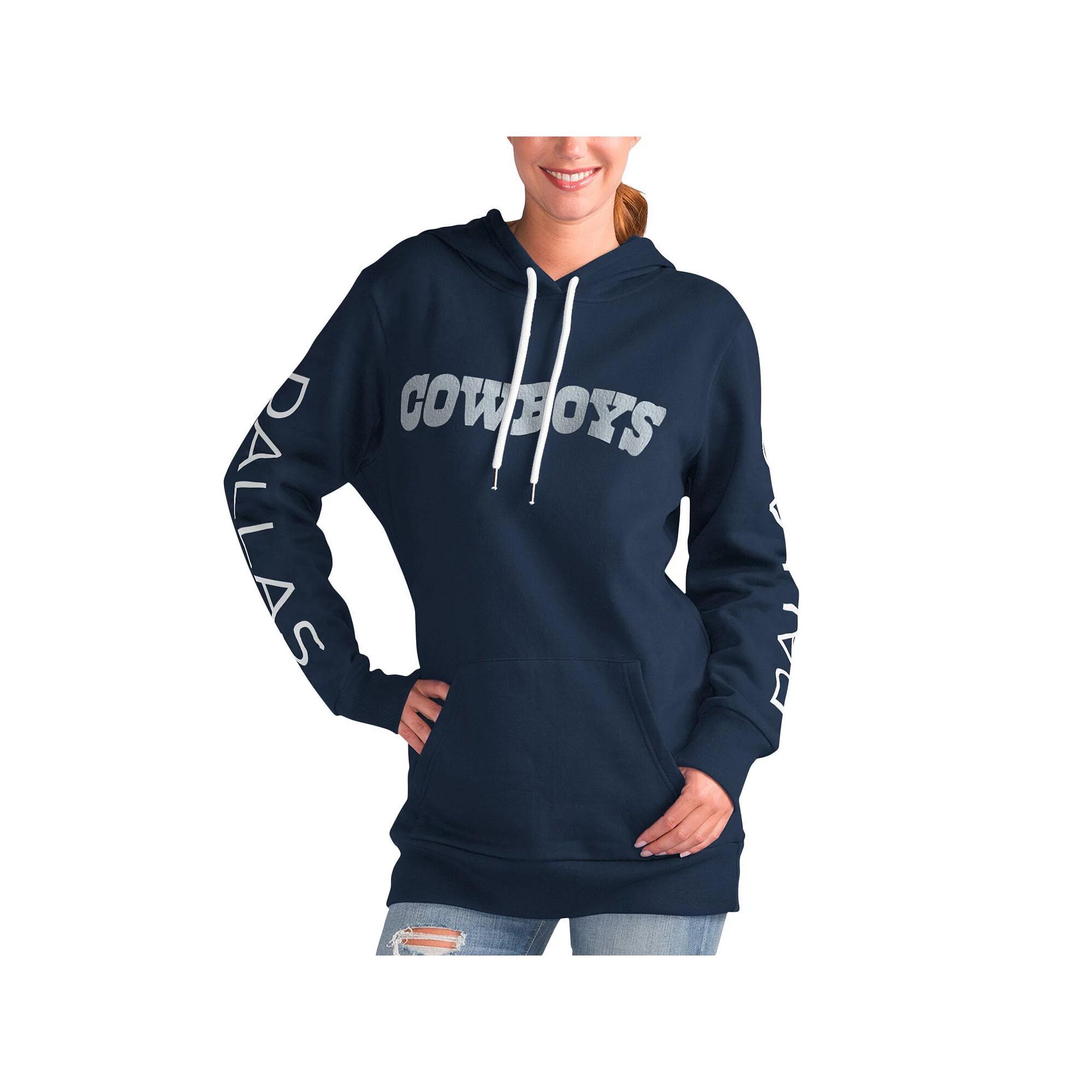 Womens G-III 4Her by Carl Banks Dallas Cowboys Extra Inning Pullover Hoodie Blue Product Image