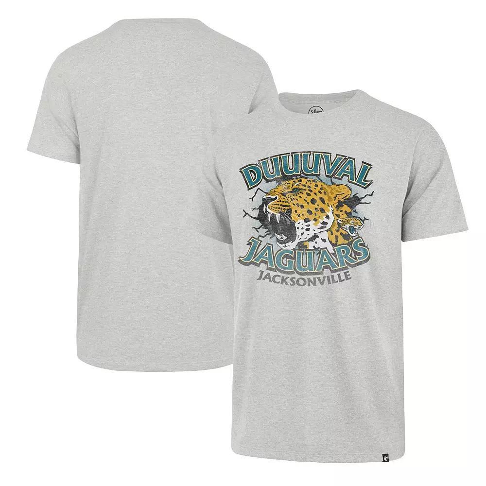 Men's '47 Gray Jacksonville Jaguars Regional Franklin T-Shirt, Size: 2XL, Grey Product Image