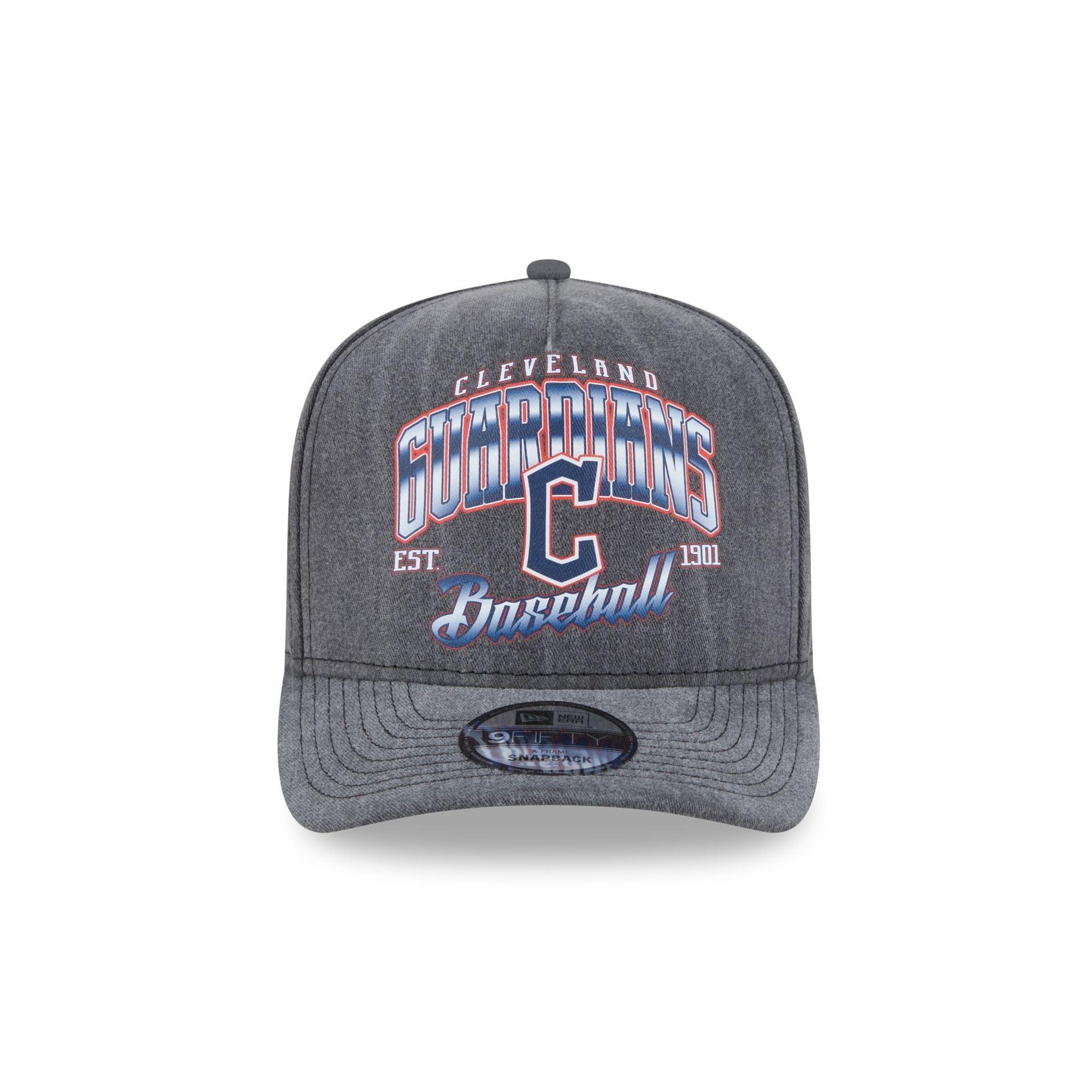 Cleveland Guardians Washed 9FIFTY A-Frame Snapback Hat Male Product Image