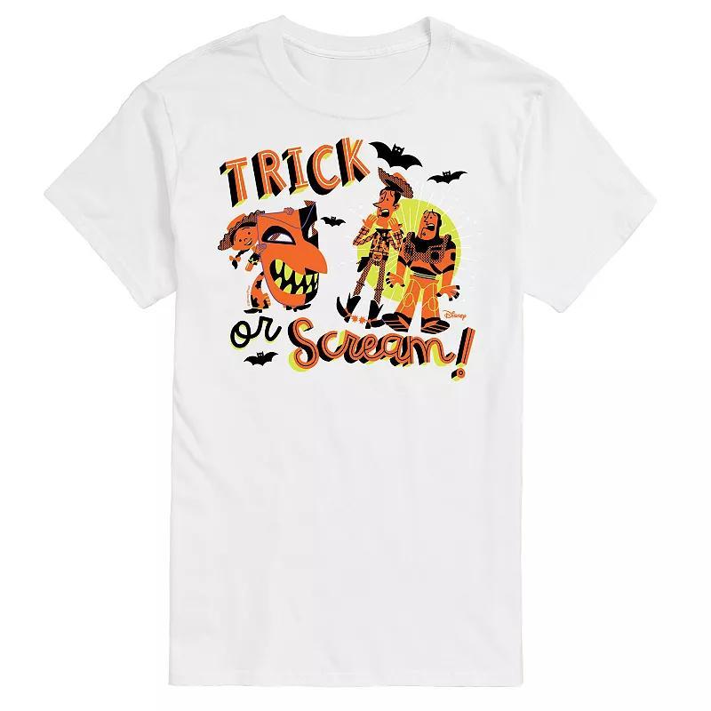 Disney/Pixar's Toy Story Men's Trick Or Scream Graphic Tee, Size: Medium, White Product Image