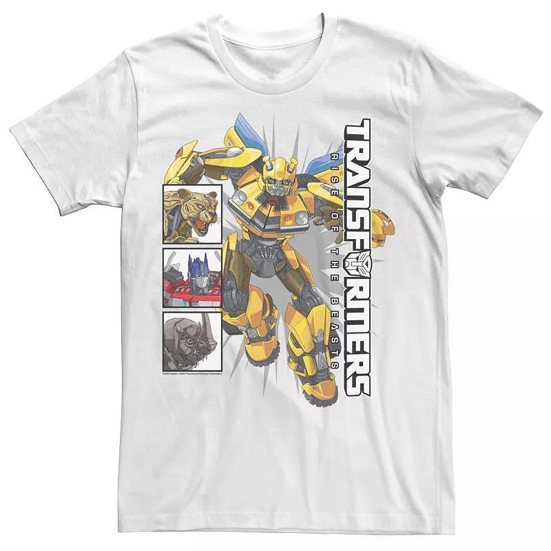 Big & Tall Transformers Rise of the Beasts Autobots Boxes Graphic Tee, Men's, Size: 3XL Tall, White Product Image