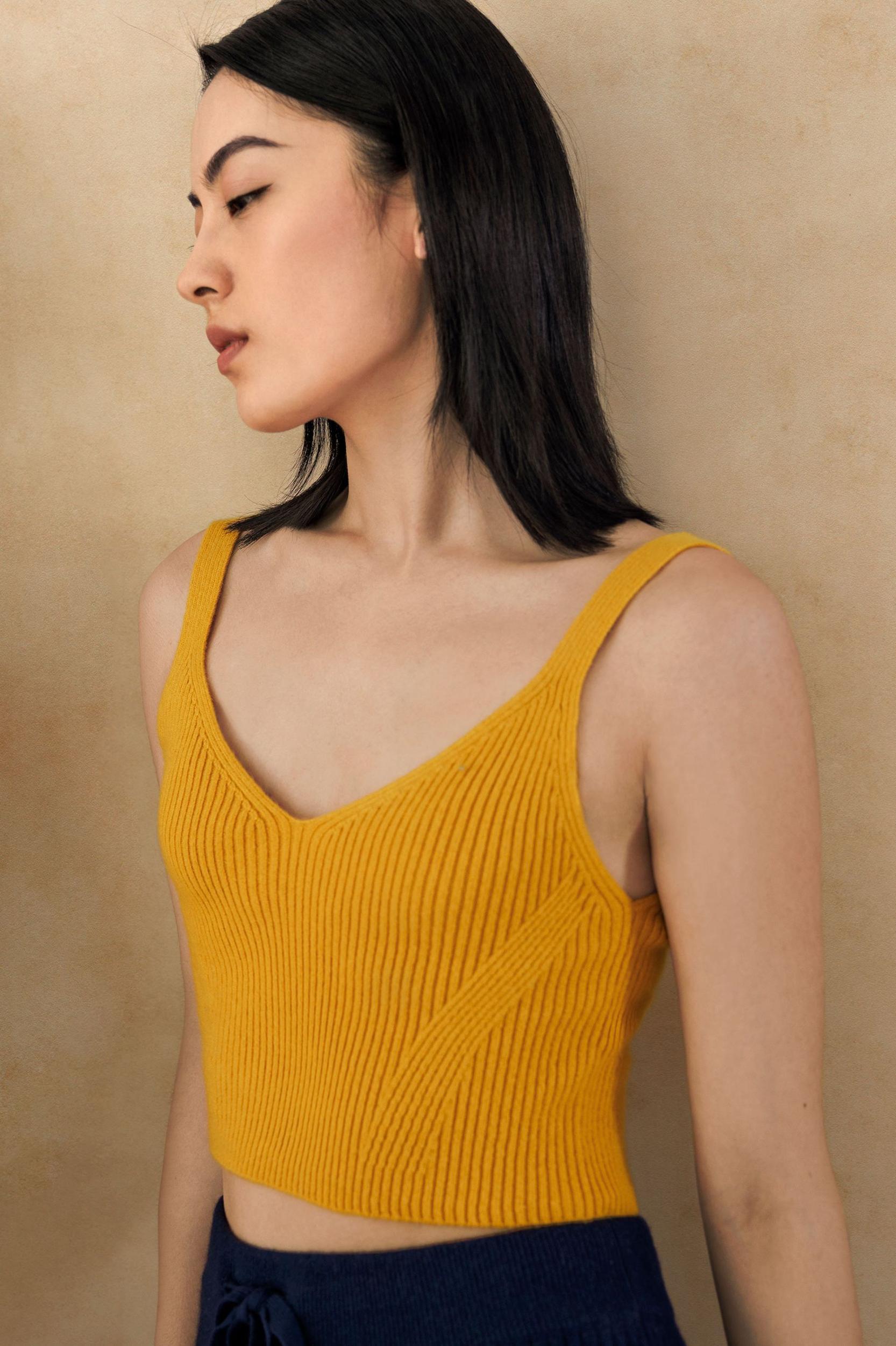 Cashmere Crop Tank Product Image