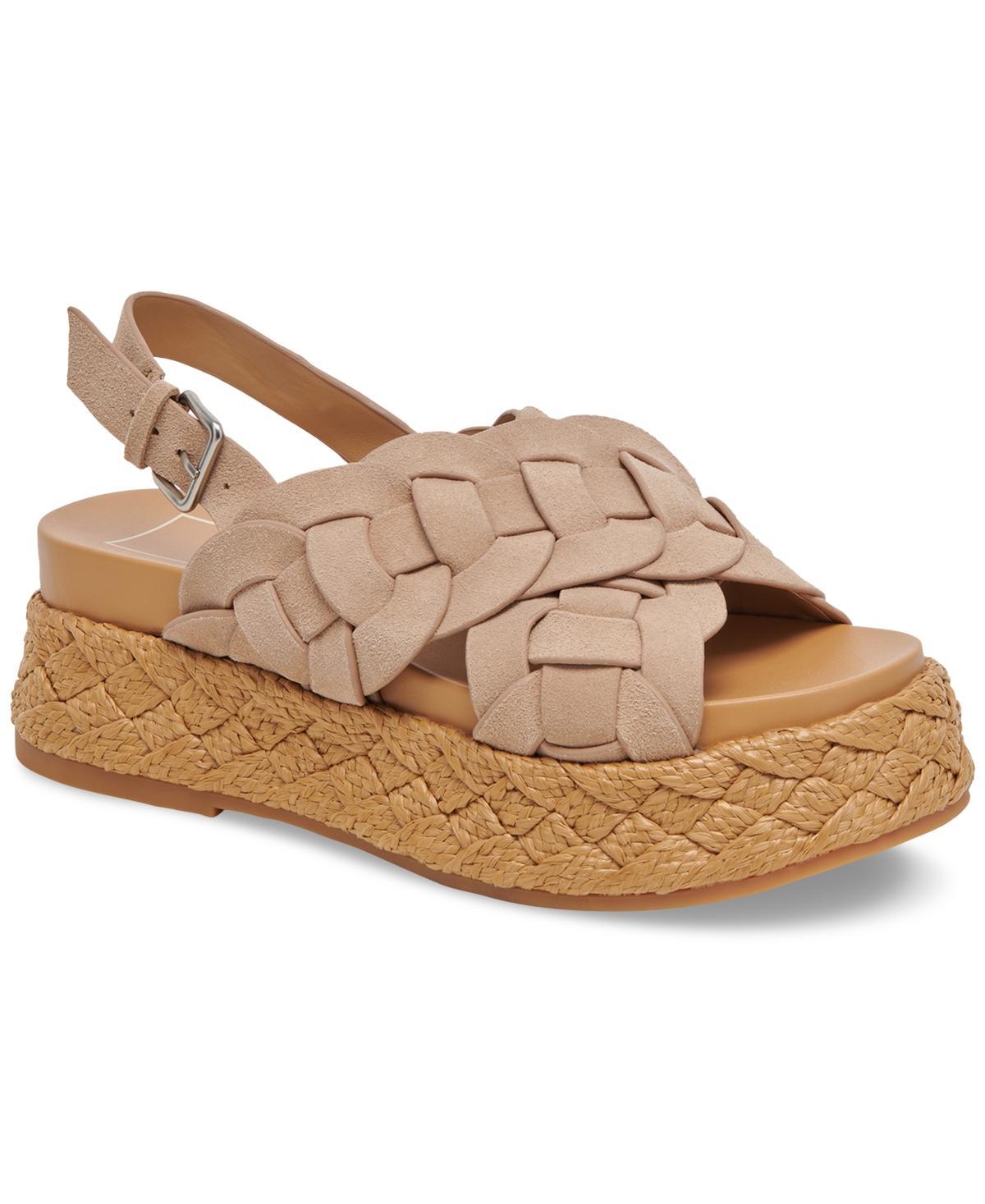 Dolce Vita Winder (Camel Suede) Women's Sandals Product Image