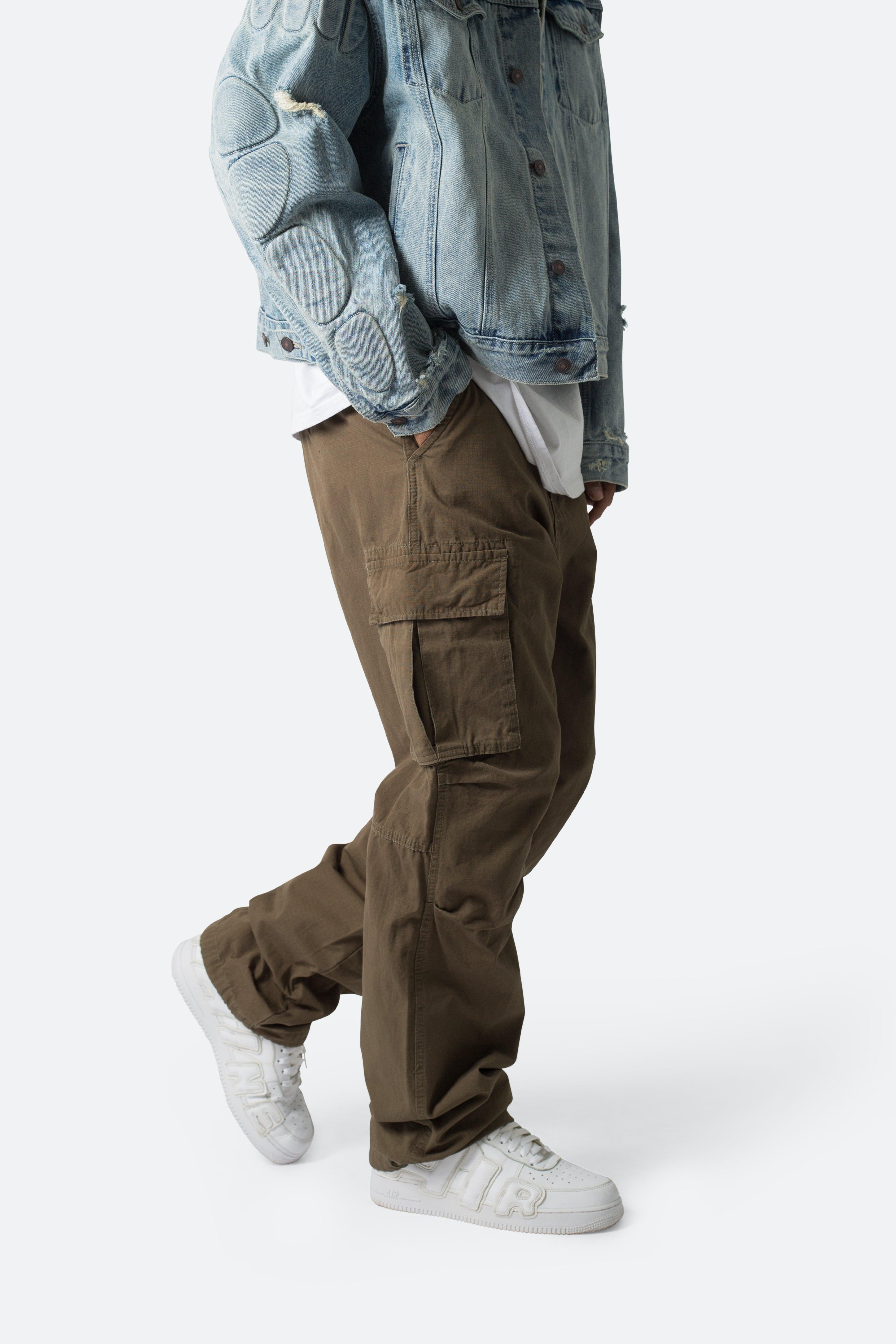 Ultra Baggy Vintage Cargo Pants - Olive Product Image