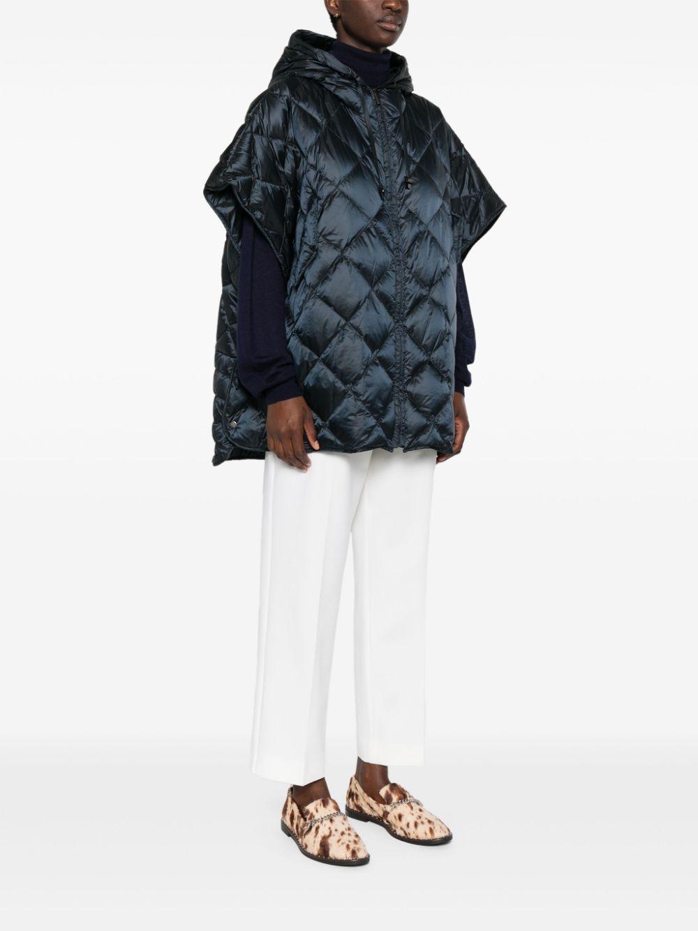 MAX MARA Treman Gilet In Blue Product Image