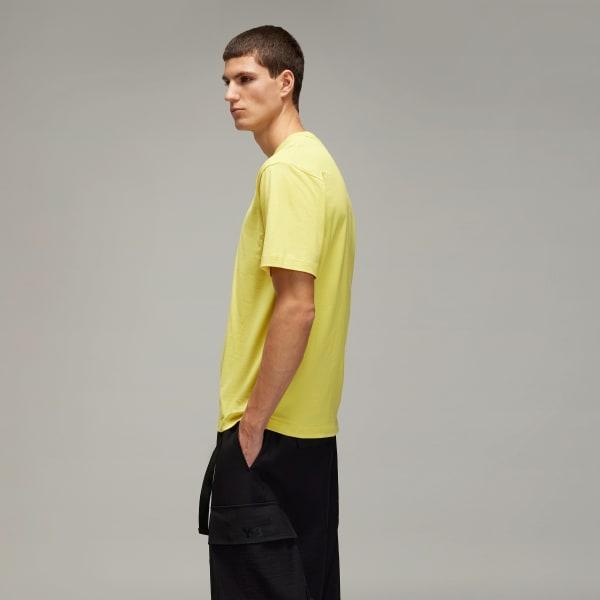 adidas Y-3 Regular Short Sleeve Tee Pure Sulfur S Unisex Product Image