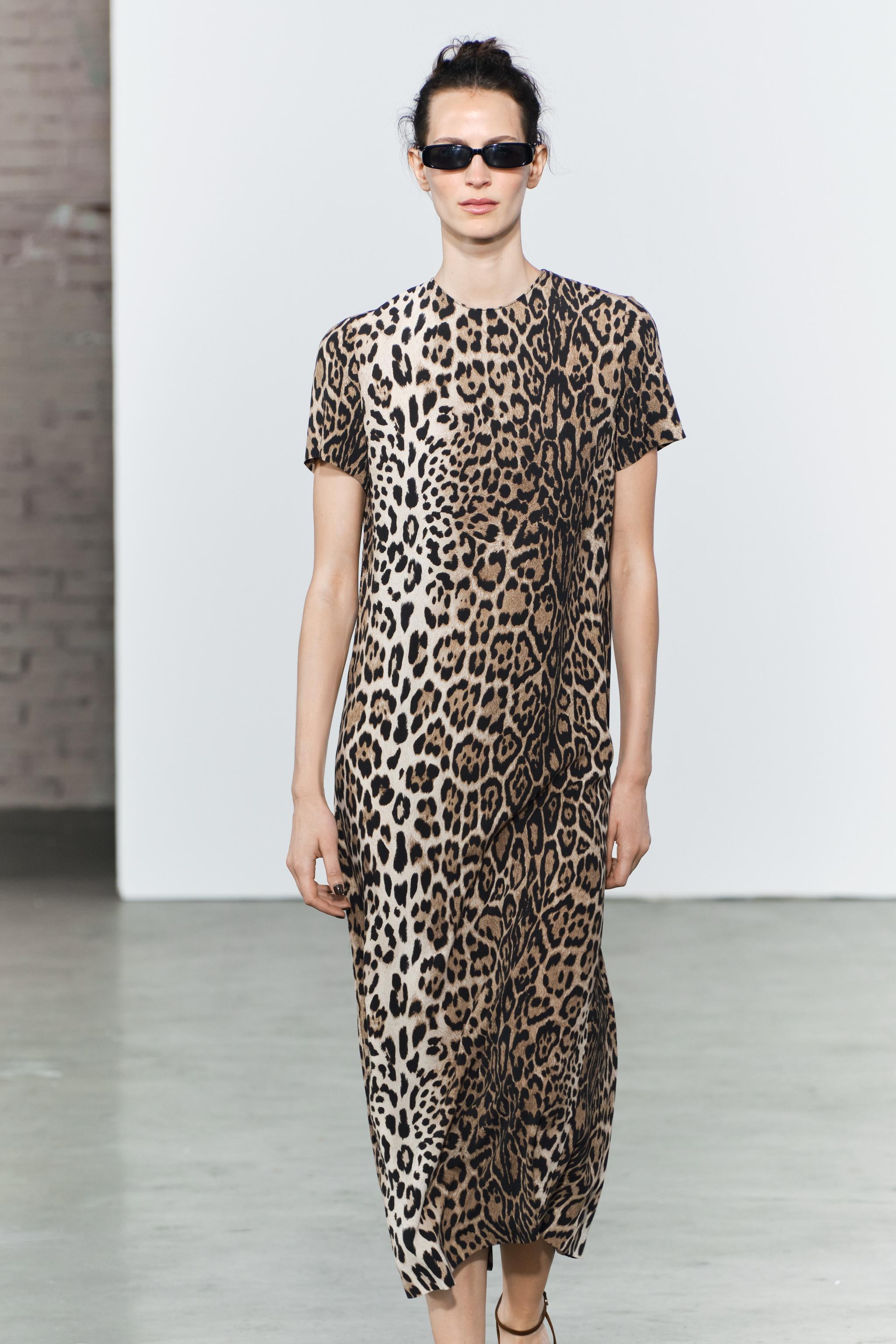 ANIMAL PRINT DRESS ZW COLLECTION Product Image